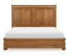Echelon Upholstered Sleigh Bed — King / Heritage Walnut
