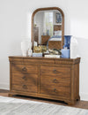 Echelon 66-inch Dresser — Heritage Walnut