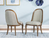 Echelon Upholstered Side Chair — Set of 2 — Heritage Walnut