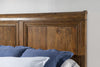 Echelon Upholstered Sleigh Bed — King / Heritage Walnut