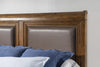Echelon Upholstered Sleigh Bed — King / Heritage Walnut