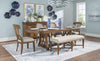 Echelon 44-inch Trestle Dining Table — Heritage Walnut