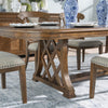 Echelon 44-inch Trestle Dining Table — Heritage Walnut