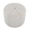 Daisy - Ottoman - White Fabric