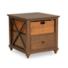 Elise End Table — Warm Cherry