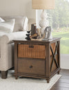 Elise End Table — Warm Cherry