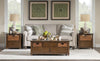 Elise Cocktail Table W/Casters — Warm Cherry