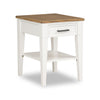 Jasper Chairside Table — Toasted Coconut, Natural White Base
