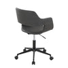 Margarite - Task Chair - Black Metal