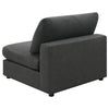 Serene 6-piece Upholstered Modular Sectional Sofa Charcoal — product view 7