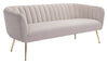 Deco - Sofa - Beige / Gold