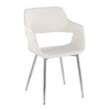 Margarite - Dining / Accent Chair - Chrome Metal (Set of 2)