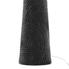 Kona - 31" Polyresin Table Lamp (Set of 2) - Matte Black Polyresin, Brass And Natural Linen Shade from Grandview Gallery