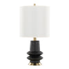 Lloyd - 26" Polyresin Table Lamp - Sanded Matte Black (Set of 2)