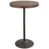 Dakota - Adjustable Bar / Dinette Table - Gray Finish And Brown