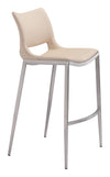Ace Barstool (Set of 2) Light Pink & Silver — Set of 2