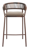 Skye Barstool Brown — Set of 2