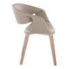 Curvo - Upholstered Chair (Set of 2) - Whitewashed Wood Legs