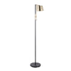 Metric - Floor Lamp - Black And Antique Brass