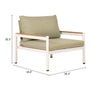 Lychee Armchair Green