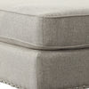 Erica - 497 Ottoman With Chrome Nail (Ista 3) - Heirloom Gray