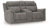 Next-Gen Durapella Power Reclining Loveseat with Console - Slate (5930118)