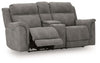 Next-Gen Durapella Power Reclining Loveseat with Console - Slate (5930118)