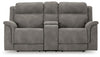 Next-Gen Durapella Power Reclining Loveseat with Console - Slate (5930118)
