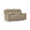 Next-Gen Durapella Power Reclining Loveseat with Console - Sand (5930218)