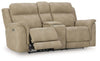 Next-Gen Durapella Power Reclining Loveseat with Console - Sand (5930218)