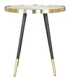 Particle - Side Table - Black & Gold