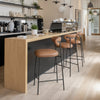 Rorun Barstool Brown — Set of 2