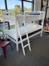 Hardwood Twin Bunk Bed White