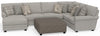 Livingston - Sectional With Comfort Coil Seating, 40" Cocktail Ottoman And Accent Pillows Included