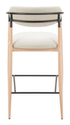 Equinox Barstool Oyster Gray & Natural
