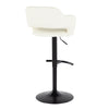 Margarite - Adjustable Barstool With Swivel - Black Metal (Set of 2)