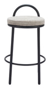 Sisal Counter Stool Beige Tweed — Set of 2
