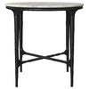 Hermas - Round Marble Coffee And End Table Set