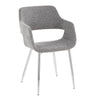 Margarite - Dining / Accent Chair - Chrome Metal (Set of 2)
