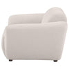 Destino - Chenille Upholstered Splayed Arm Accent Chair - Greige