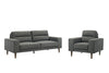 Vale - 2 Piece Sofa & Chair - Gray