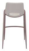 Desi Barstool (Set of 2) Beige & Walnut — Set of 2