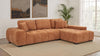 Octavia - Fabric Upholstered Sectional Chaise Sofa