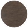 Lancia - Complete Round Dining Table - Charred Oak
