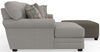 Livingston - Sectional With Comfort Coil Seating, 40" Cocktail Ottoman And Accent Pillows Included