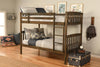 Claire Bunk Bed — Twin / Twin / Rustic Walnut