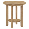 Ottowa - Round Wood Coffee Table Set