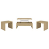 Canoga - Lift Top Cocktail Coffee Table Set - Light Oak
