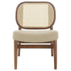 Rayo - Rattan Cane Back Accent Chair With Padded Seat