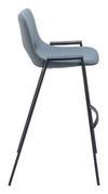 Desi Barstool Azure Gray — Set of 2